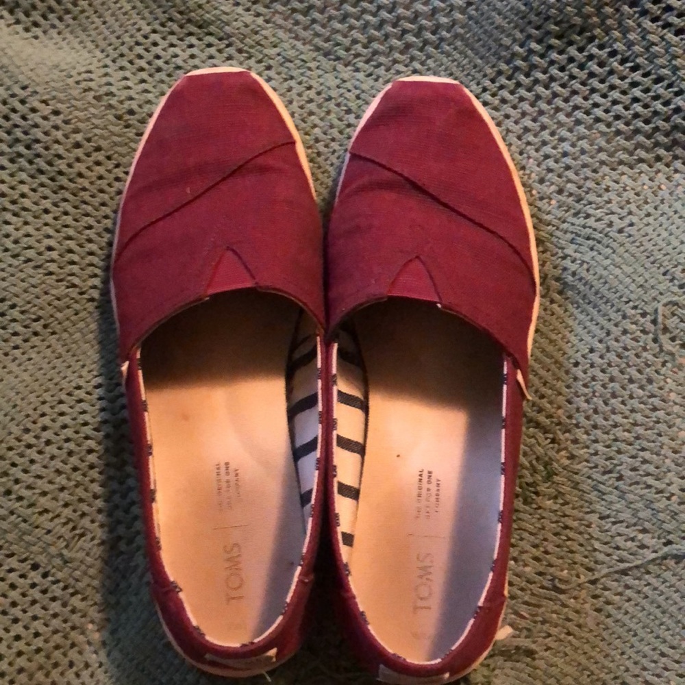 Toms Red Cupsole Alpargata